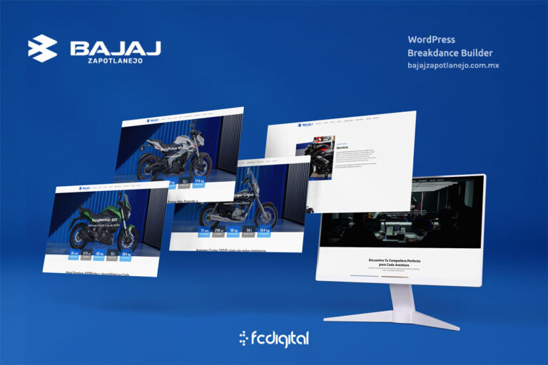 Bajaj Zapotlanejo: Sitio WordPress con diseño web atractivo
