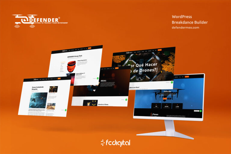 Defender: Diseño web profesional en WordPress con experiencia funcional